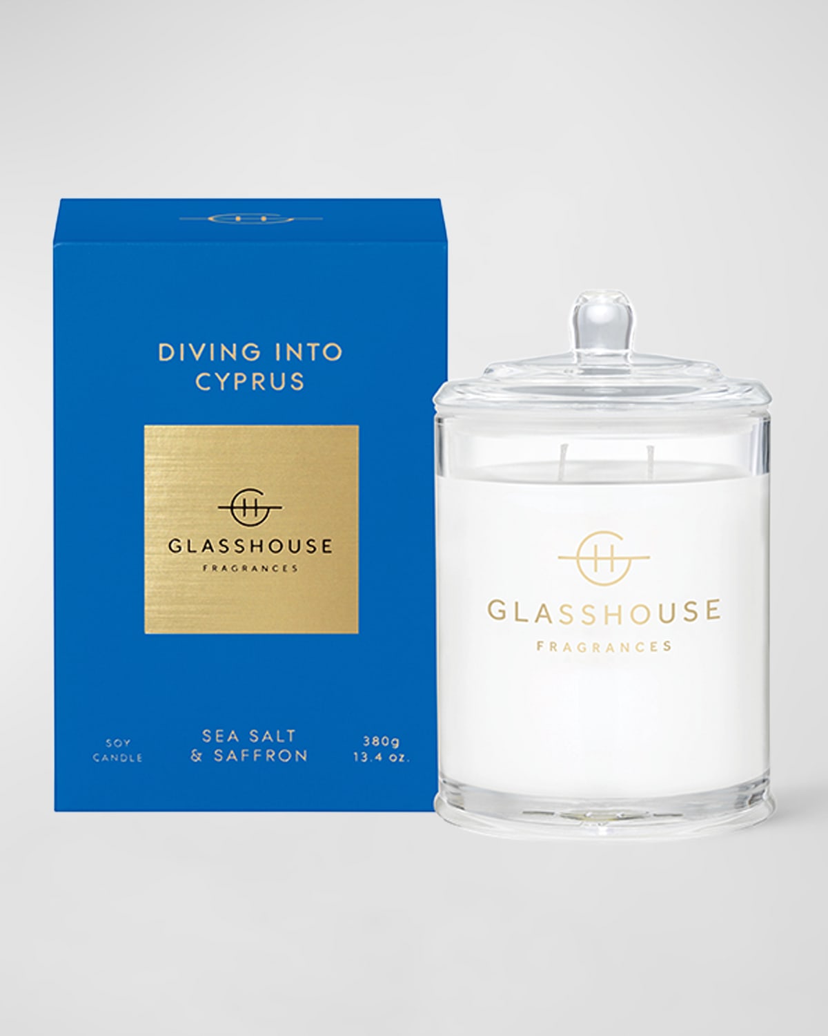 Glasshouse Fragrances 13.4 Oz. Diving Into Cyprus Candle
