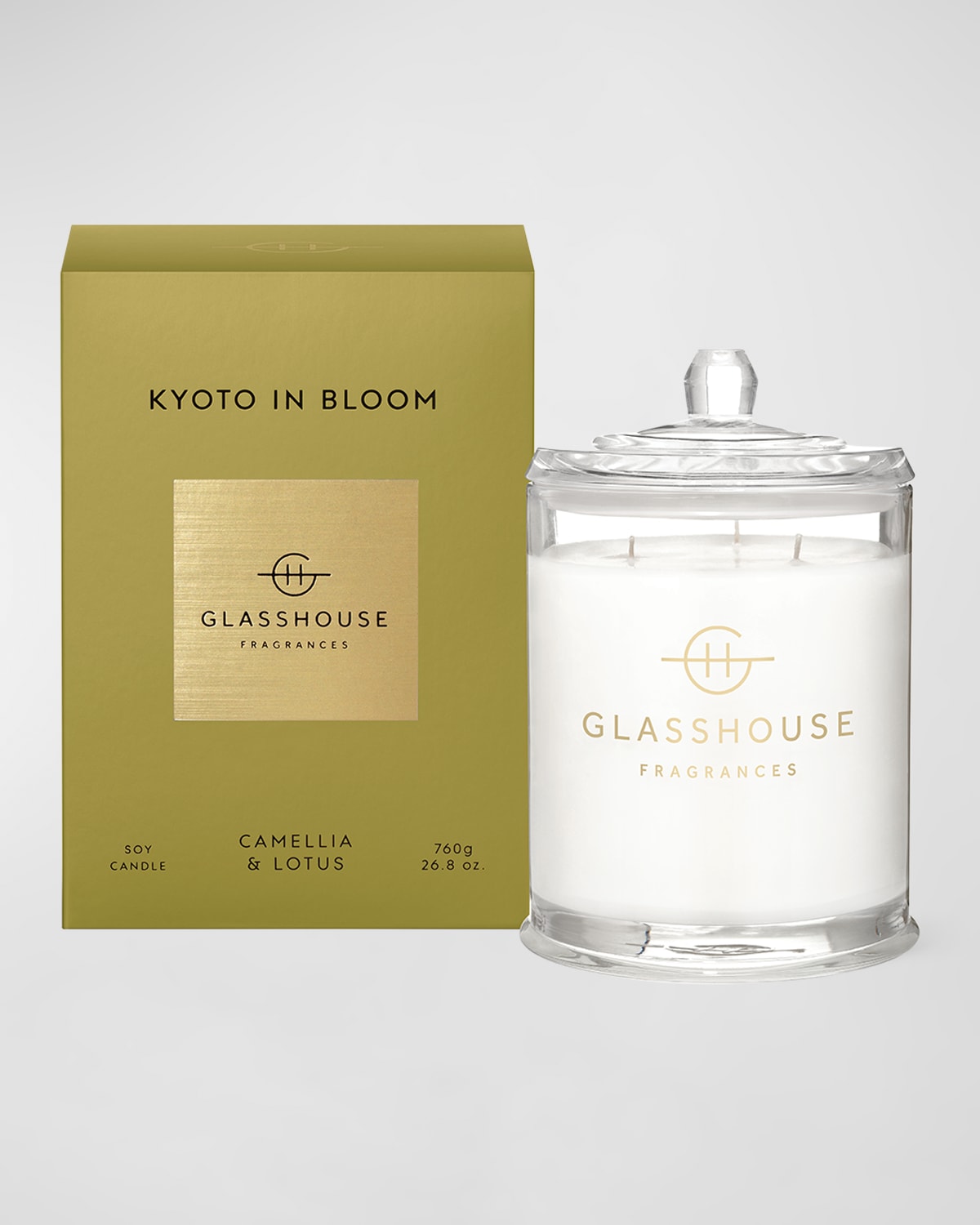 Glasshouse Fragrances 1.7 Lb. Kyoto In Bloom Scented Candle