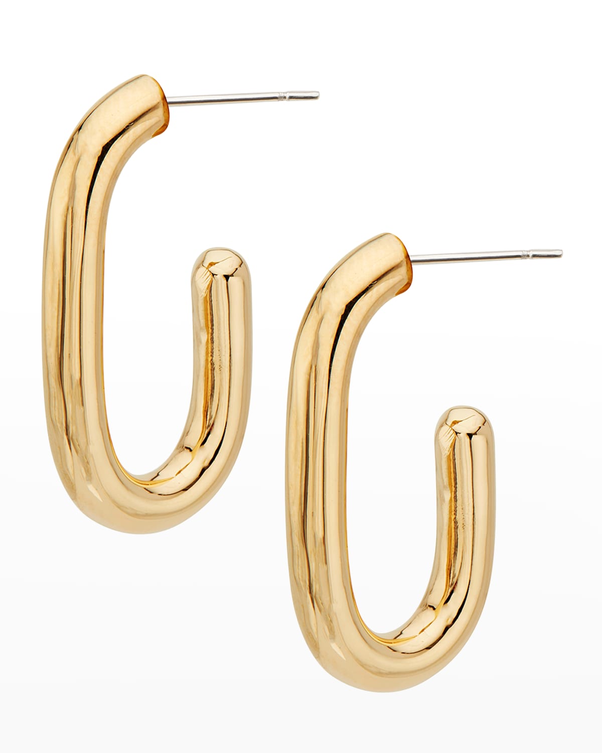 Irina - Gold Beaded Hoop Earrings