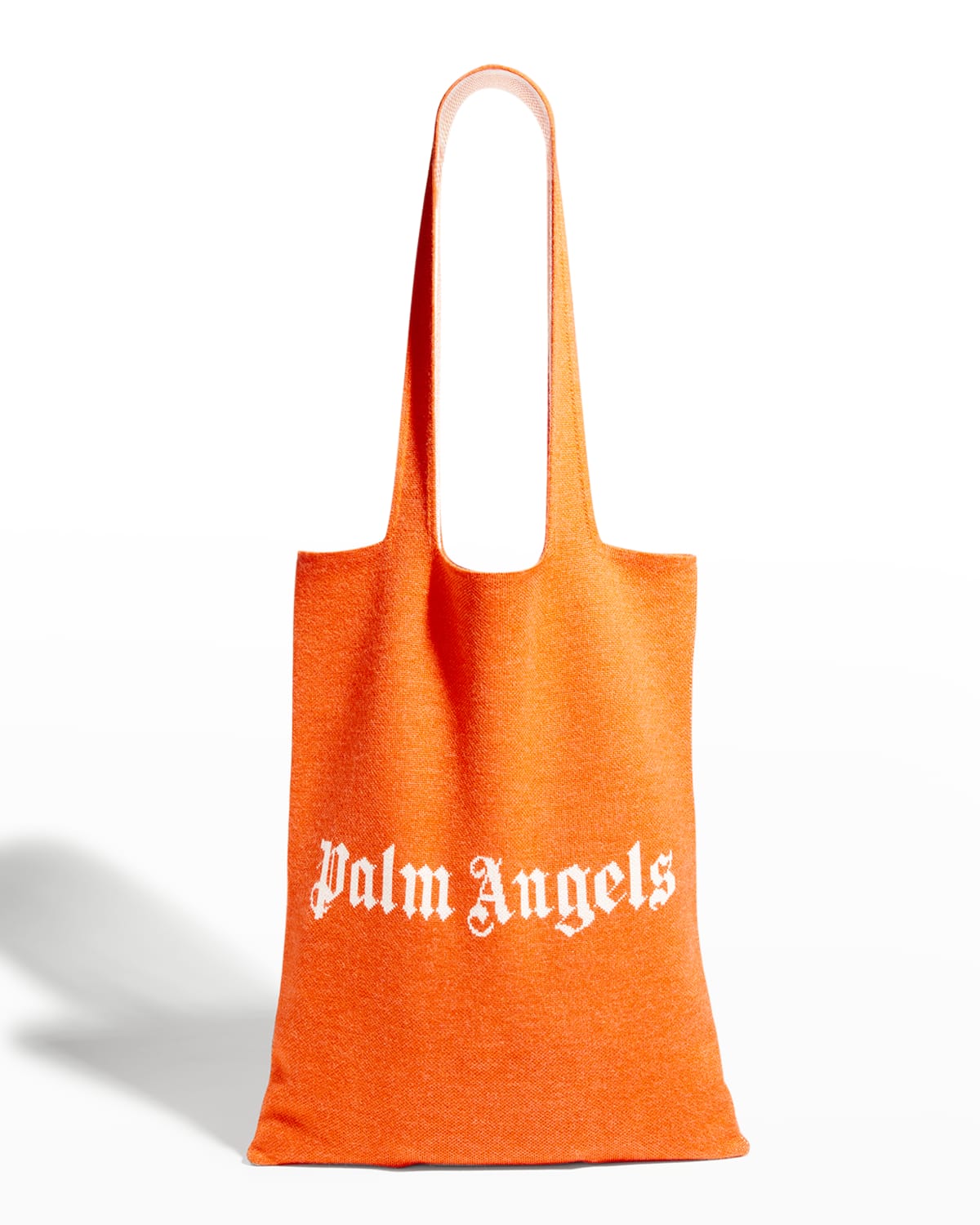 Logo Knit Shopper Tote Bag