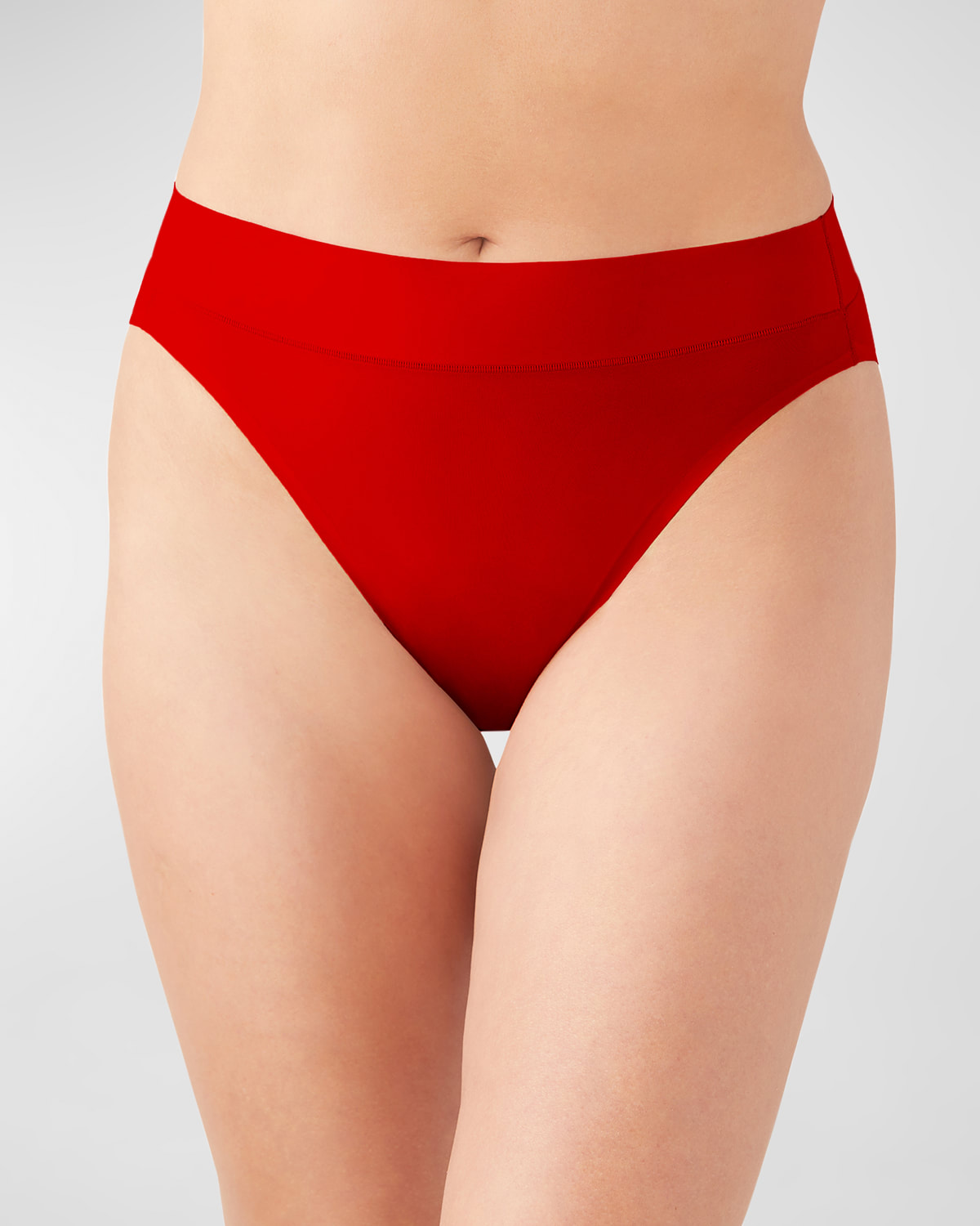 Wacoal At Ease High-rise Briefs In Provincial Blue