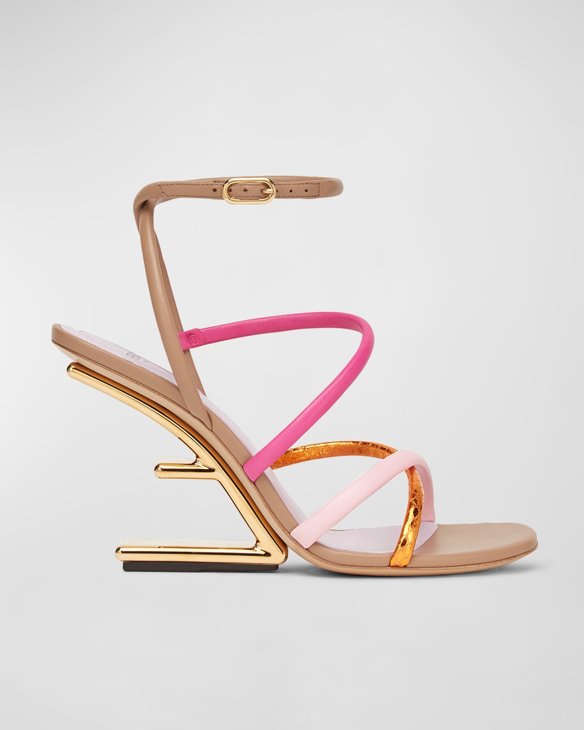 Fendi outlet pink heels
