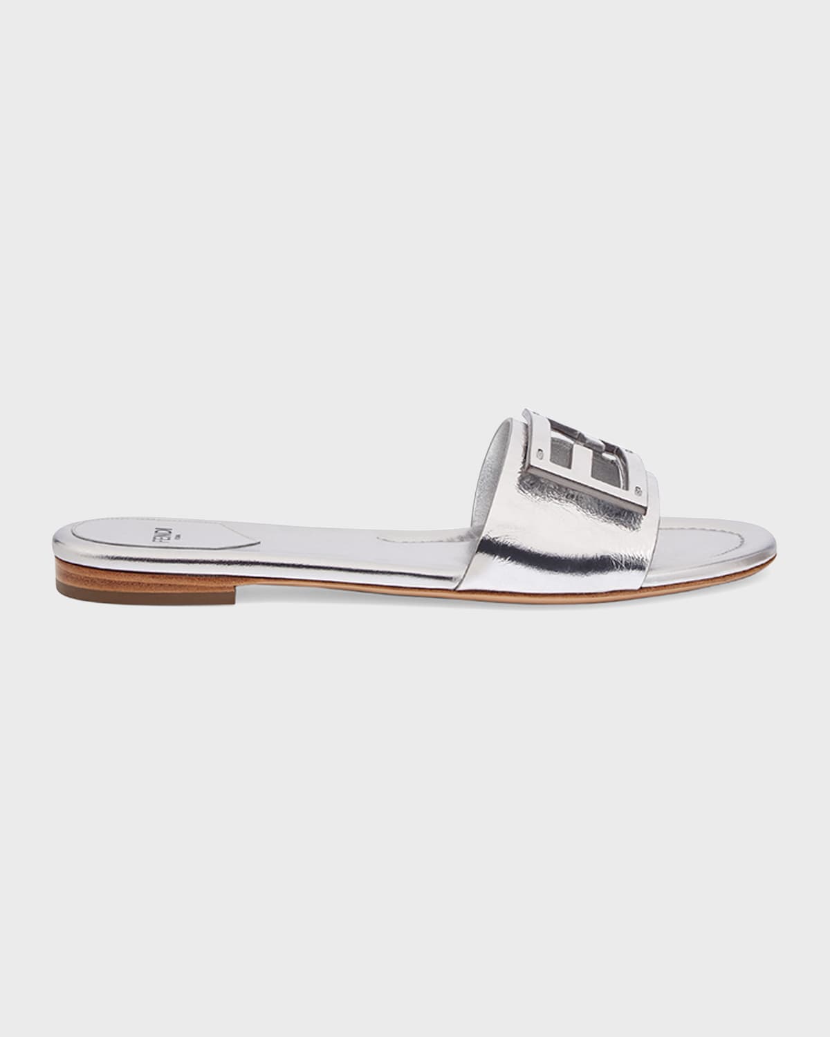 Silver designer outlet slides