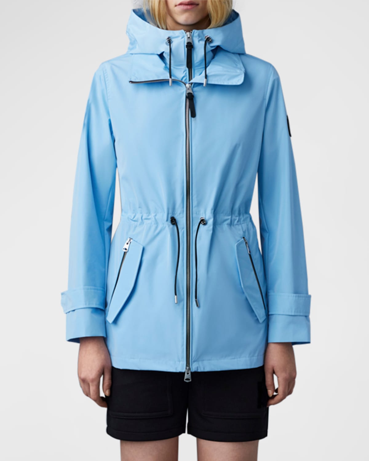 MACKAGE MELANY HOODED RAINCOAT