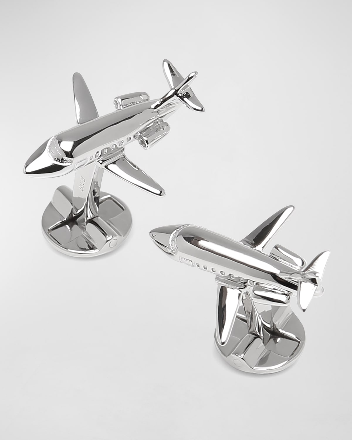 Cufflinks Inc. Sterling Private Jet Cufflinks