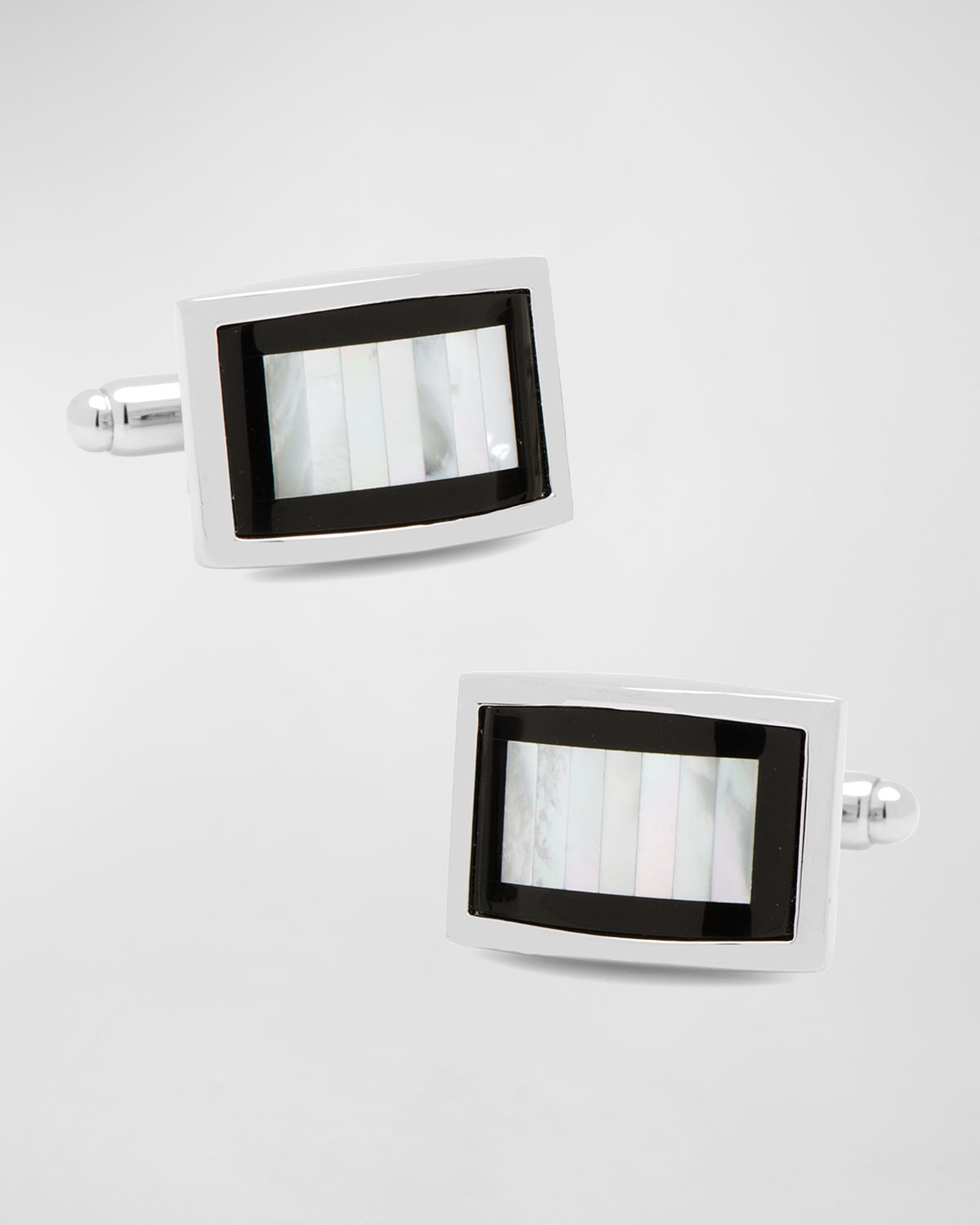 Cufflinks, Inc Mother-of-pearl Cuff Links In Black