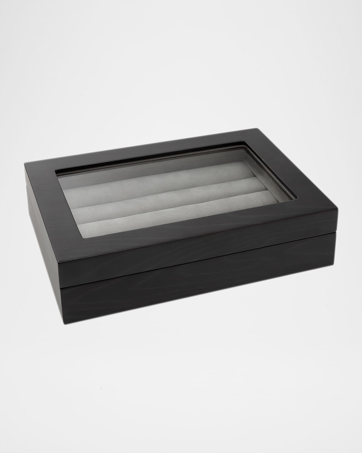 Cufflinks, Inc Men's Onyx Collector's Wood Cufflink Case, 36 Pairs In Black