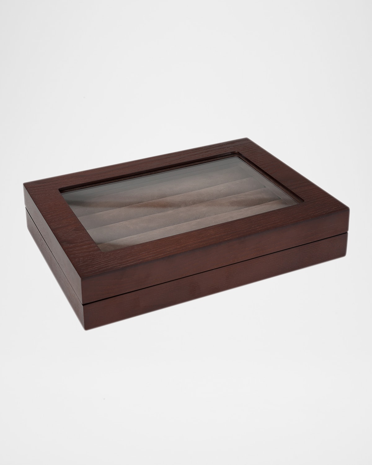 Cufflinks, Inc Men's Espresso Collector's Wooden Cufflink Case, 36 Pairs In Brown