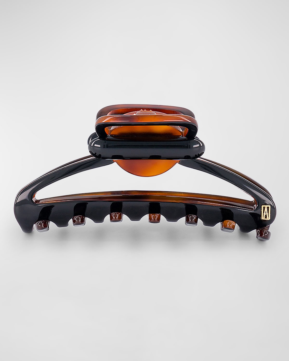 Alexandre De Paris Cutout Acetate Jaw Clip In Tortoise