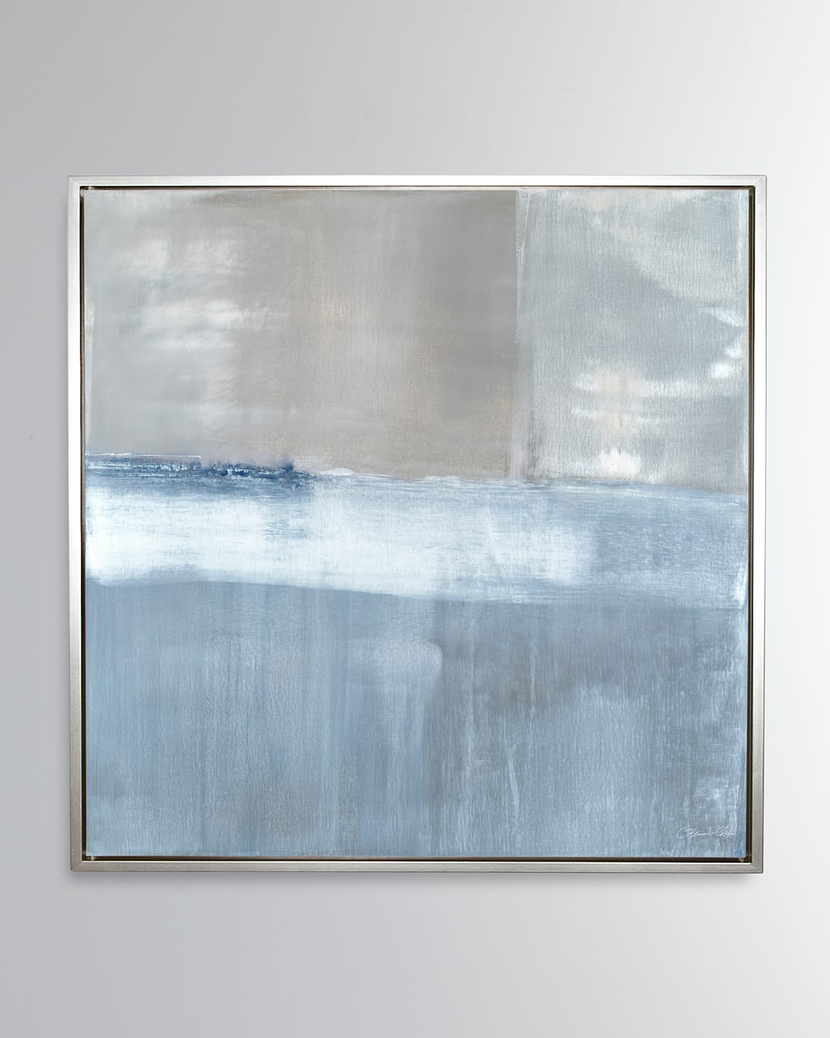 Benson-cobb Studios Adrift No. 2 Giclee By Carol Benson-cobb, Hand-embellished In Taupe