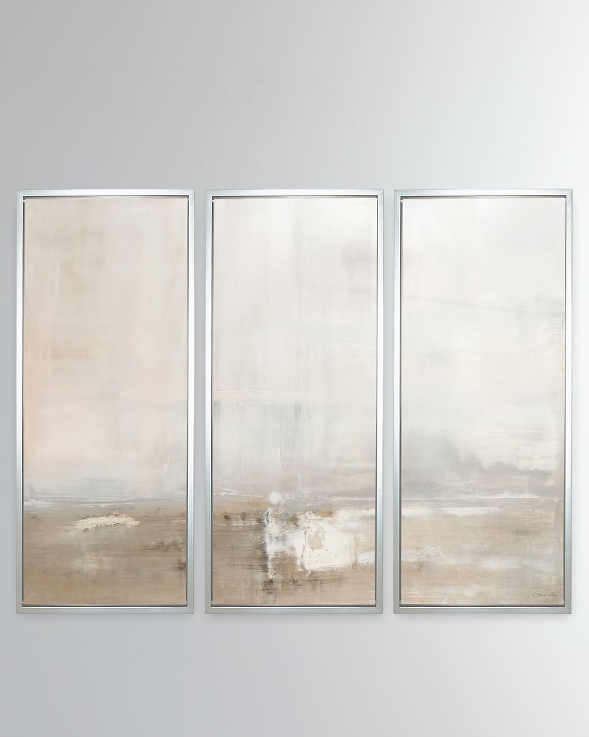 Benson-cobb Studios Dune Giclee By Carol Benson-cobb, Hand-embellished In Earthtones