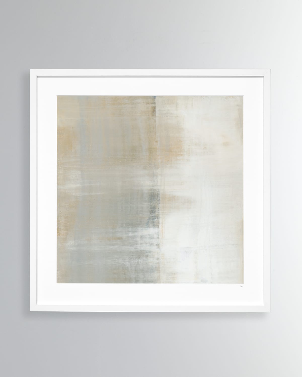 Shop Benson-cobb Studios Origin No. 2 Giclee By Carol Benson-cobb, Initialed By Artist In Cream, Gray, Ochre