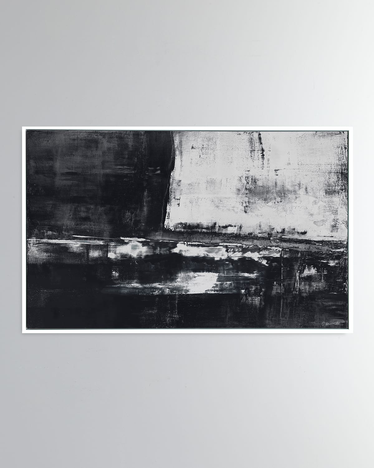 Shallow in Charcoal Giclee by Carol Benson-Cobb, Hand-Embellished