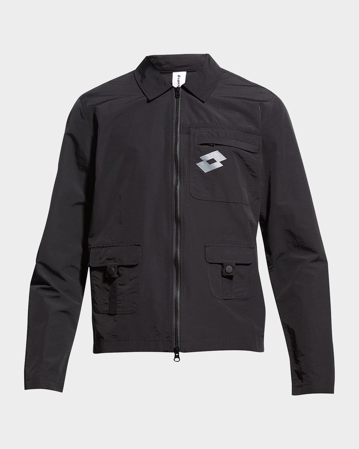 Men's Full-Zip Nylon Overshirt