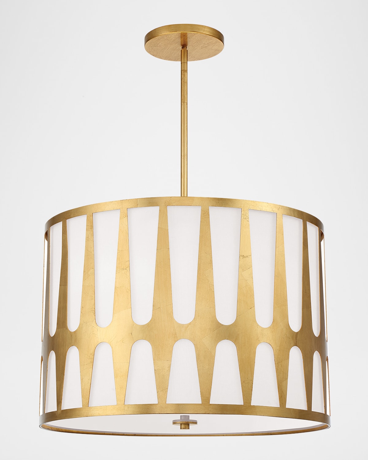 Crystorama Royston 5-light Antique Gold Pendant Light In Gold