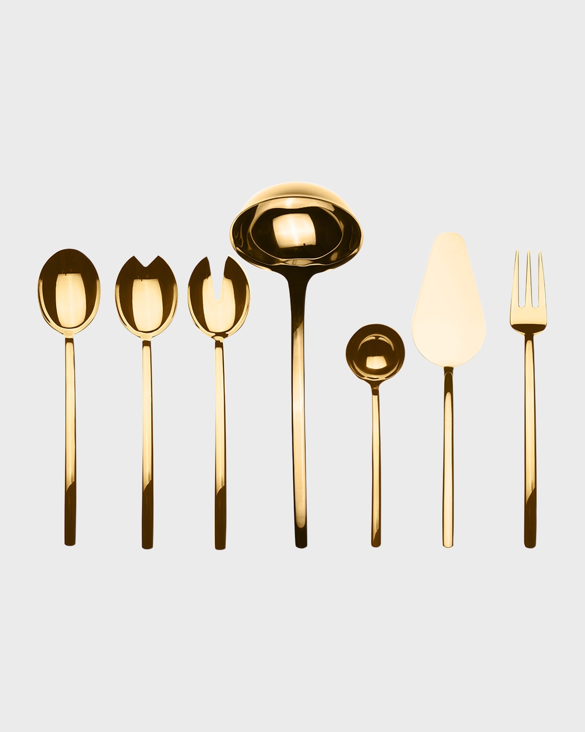 Mepra Due Ice Oro 7-piece Serving Set
