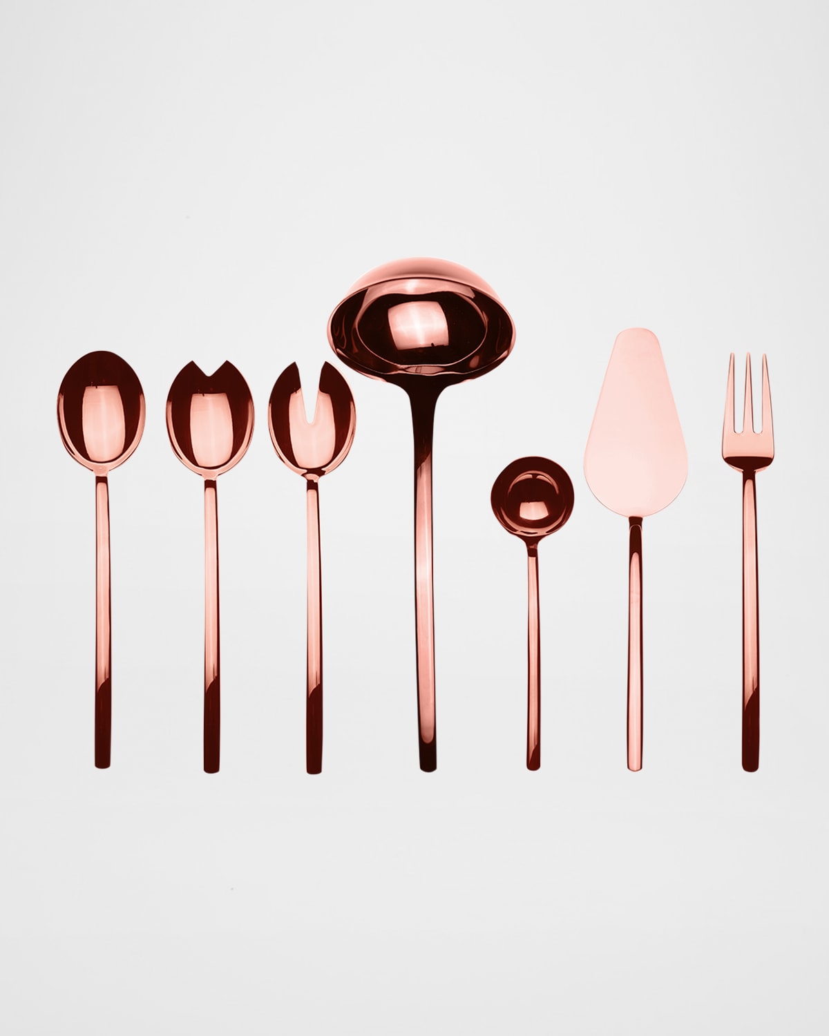 Mepra Bronze Due 7-piece Full Serving Set