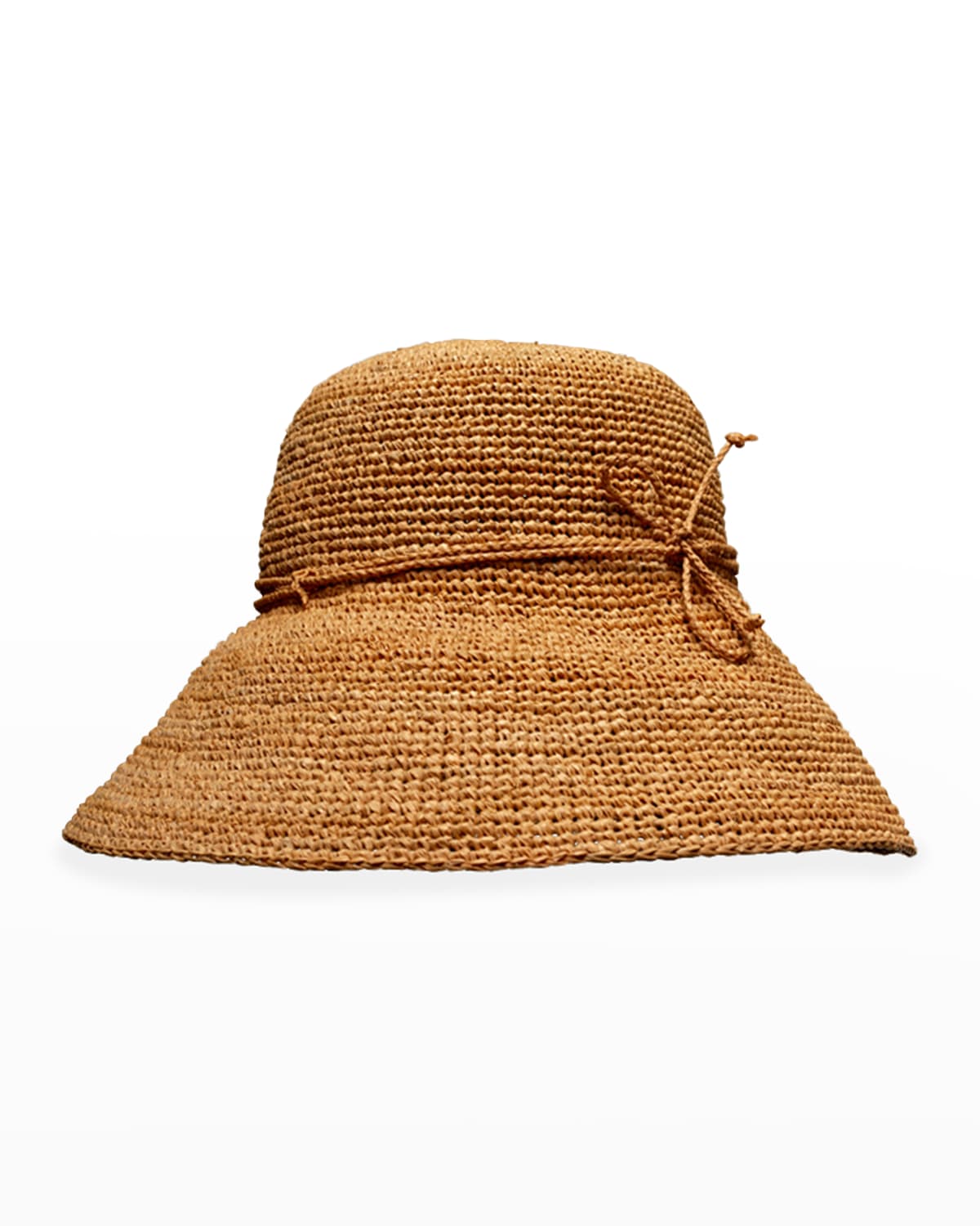 Sans Arcidet Fany Bucket Raffia Sun Hat In Brown