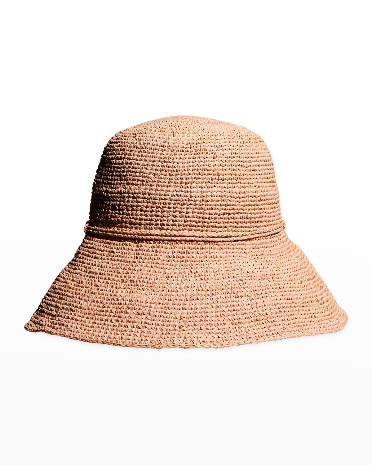 Sans Arcidet Fany Bucket Raffia Sun Hat In Terre