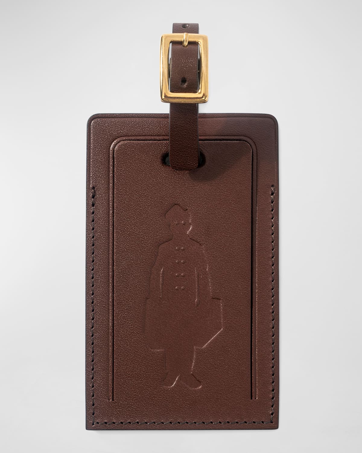 Globe-Trotter Leather Luggage Tag