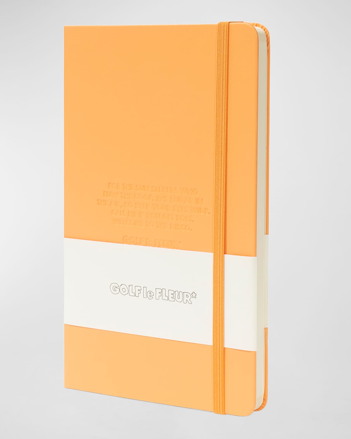 Golf Le Fleur Moleskine Notebook In Orange