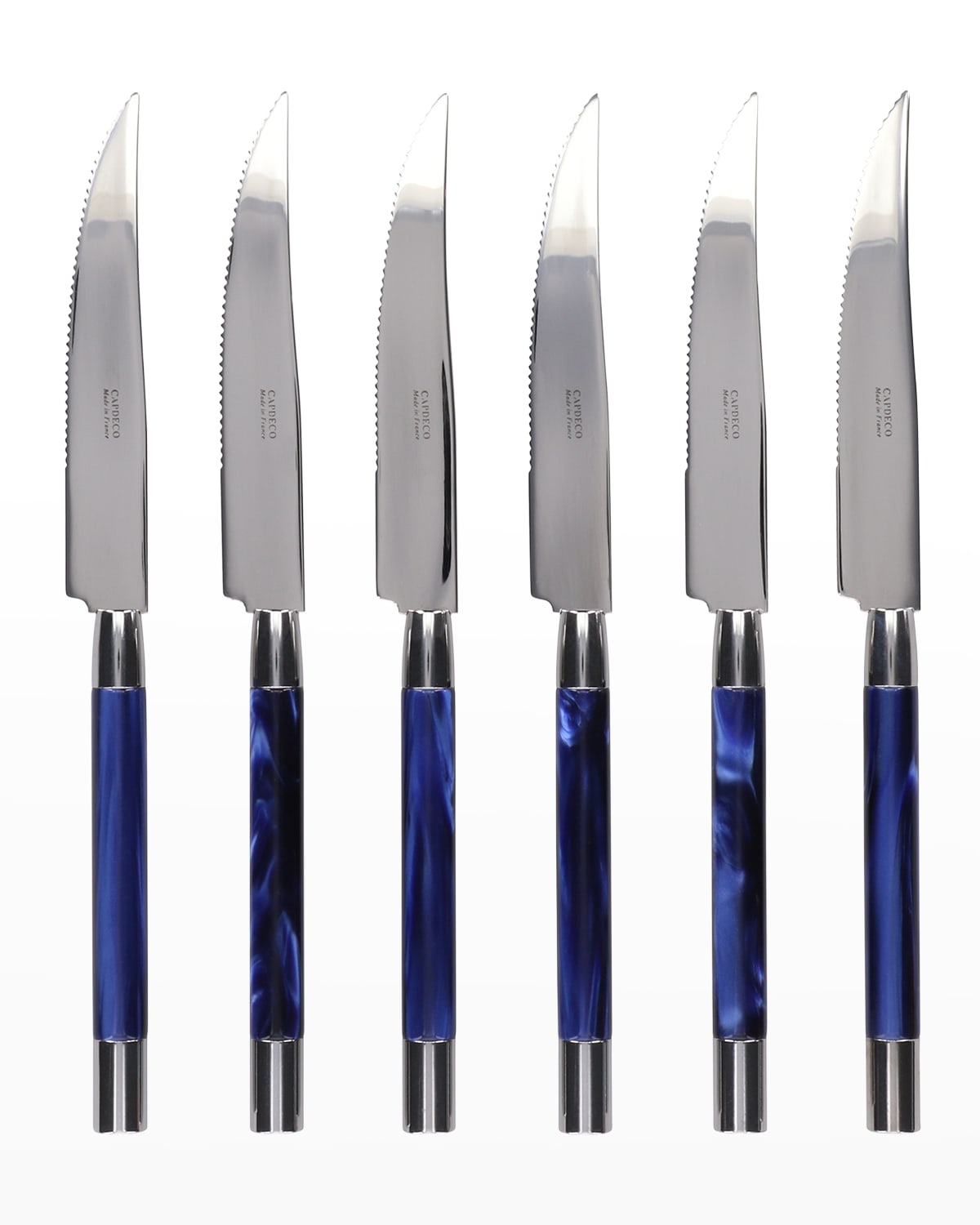 Capdeco Conty 6-piece Steak Knives, Blue