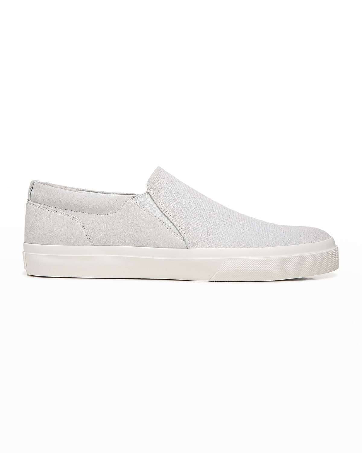 Vince Men's Fletcher Suede Slip-on Sneakers In Horchata