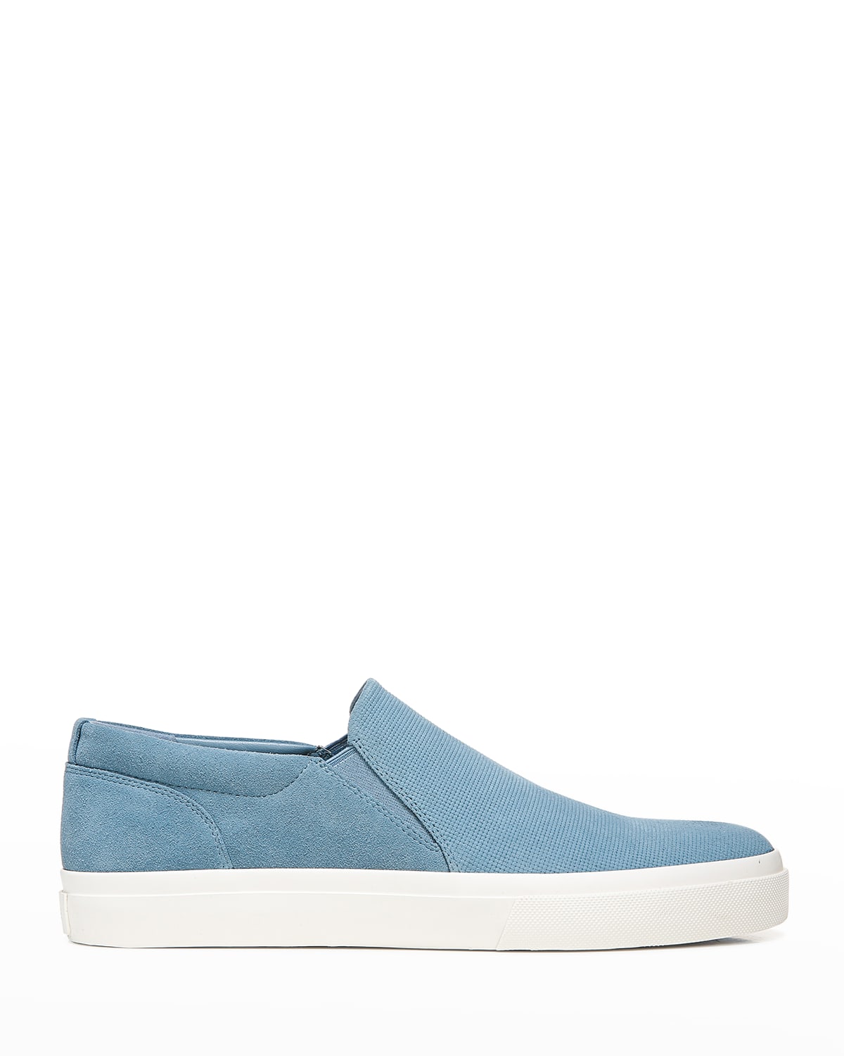 Vince Men's Fletcher Suede Slip-on Sneakers In High Water Blue