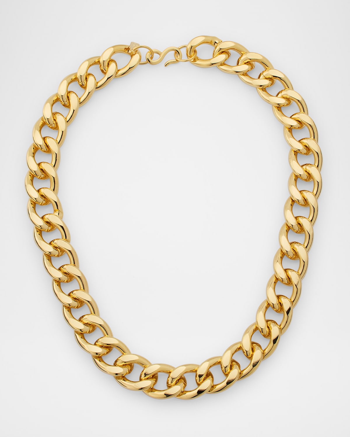 Shop Kenneth Jay Lane Gold Link Necklace