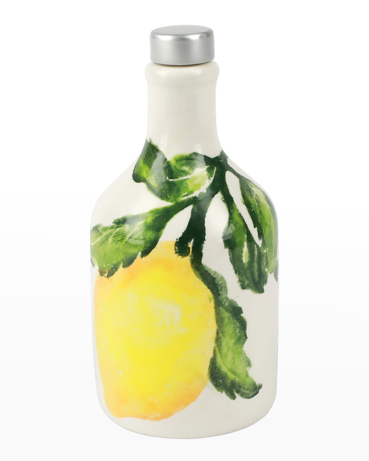 Vietri Limoni Olive Oil Bottle In White