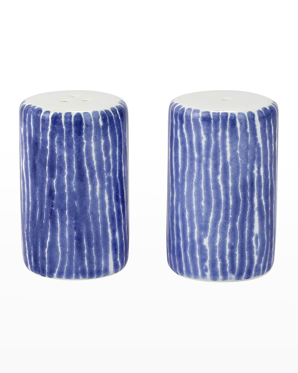 Vietri Santorini Striped Salt & Pepper Shakers