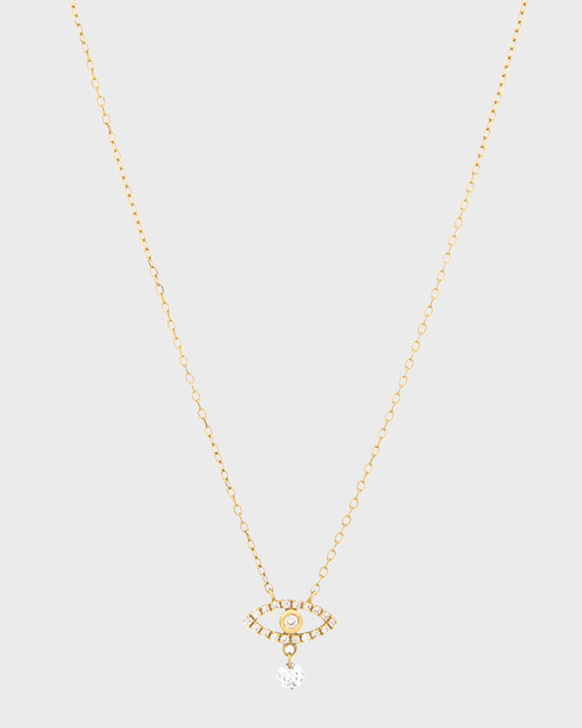 Shop Persée Symboles Single Diamond Eye Necklace