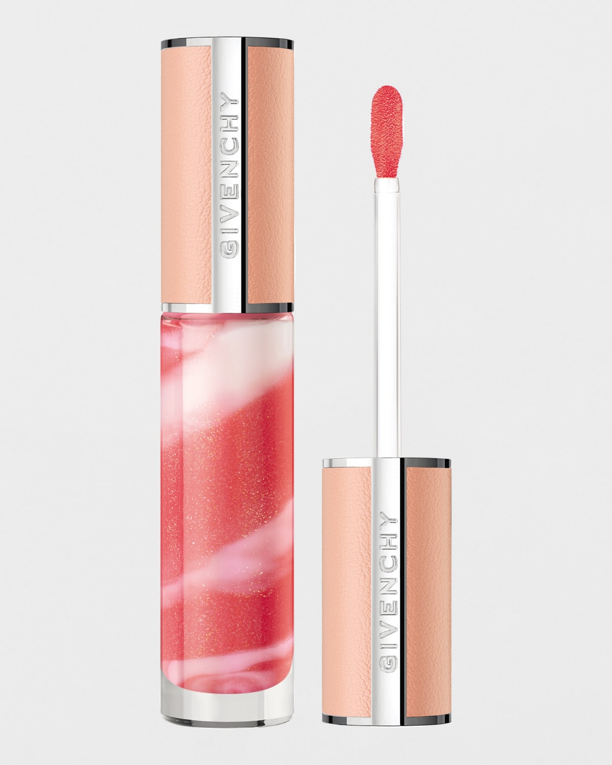 Shop Givenchy Rose Liquid Lip Balm In 220- Luminous Pink