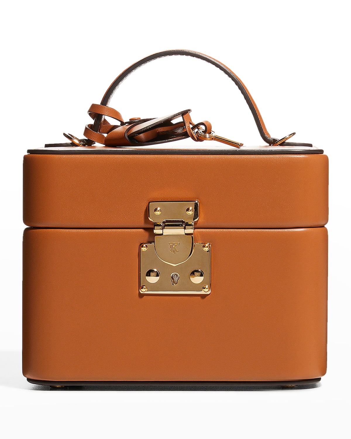 TANNER KROLLE ANNABEL VANITY BOX LEATHER CROSSBODY BAG