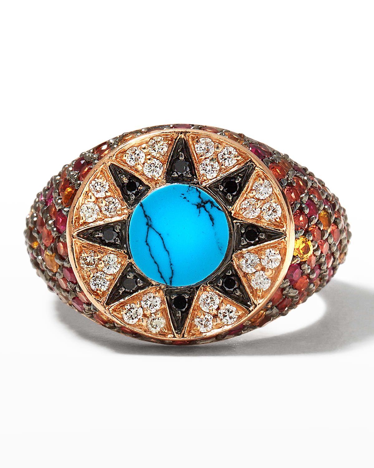 L'atelier Nawbar Women's Ibiza Ruby Element 18k Gold Pinky Ring