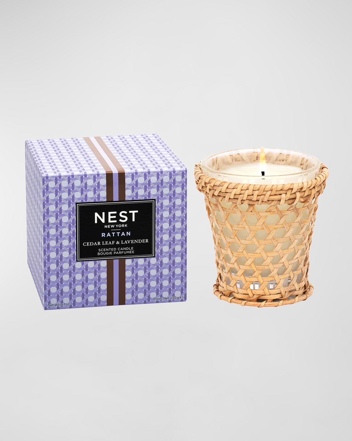 Shop Nest New York 8.1 Oz. Rattan Cedar Leaf & Lavender Classic Candle