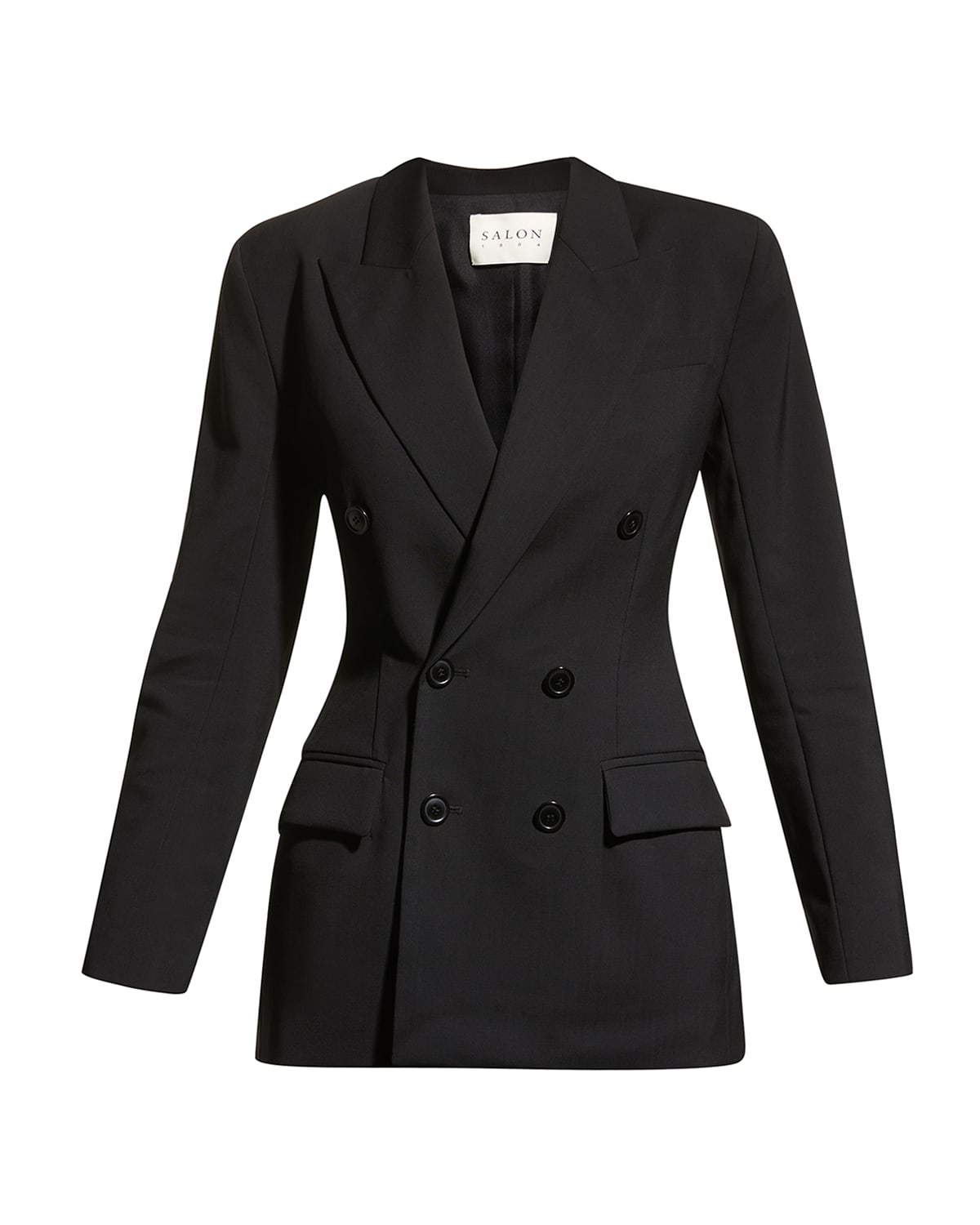 Double-Breasted Blazer in Lightweight Wool