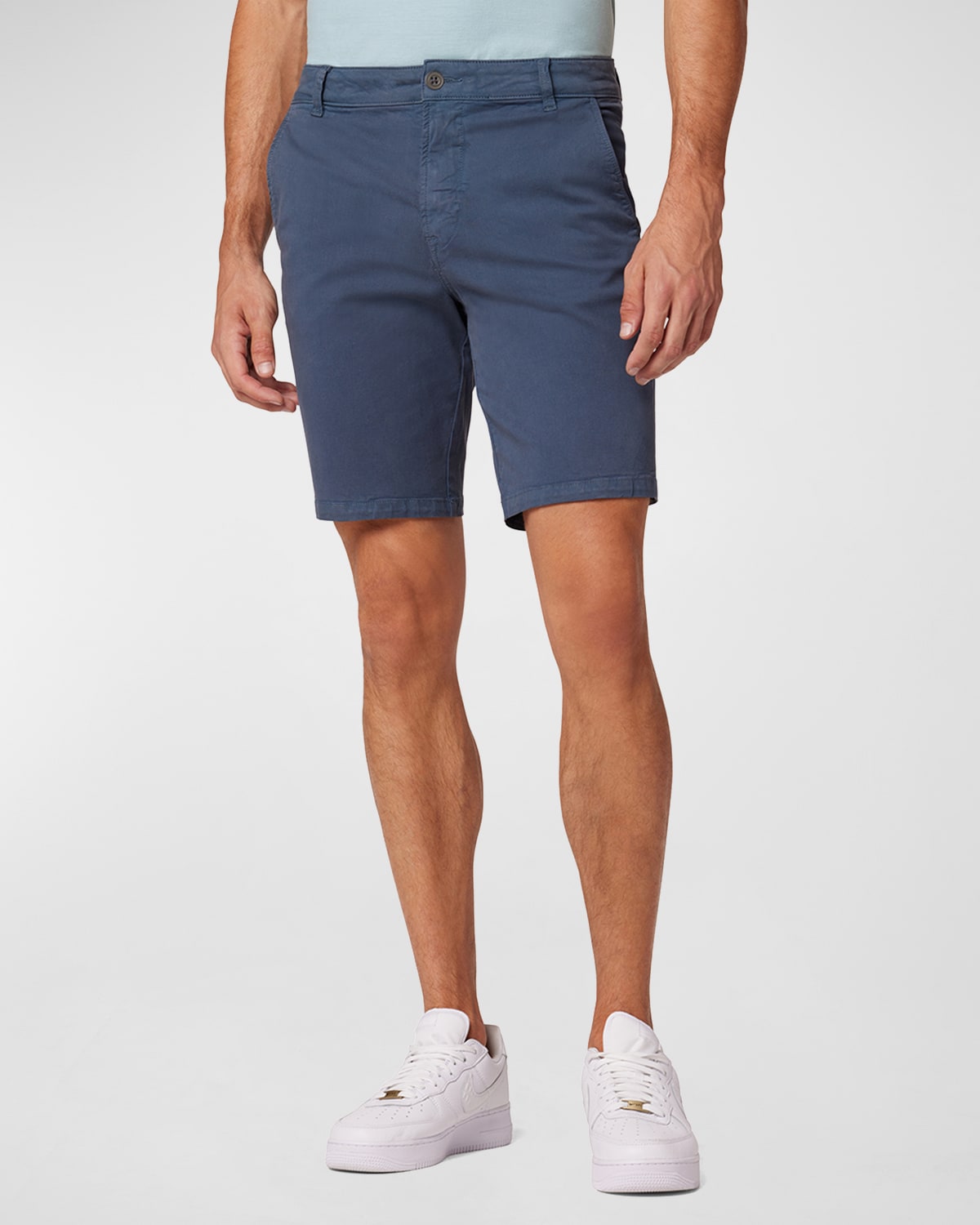 Hudson Men's Solid Chino Shorts In Ocean