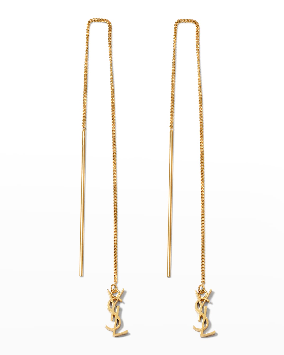 ピアス SAINT LAURENT Golden l Earrings SAINT LAURENT Tassel gold-tone earrings | NET-A-PORTER