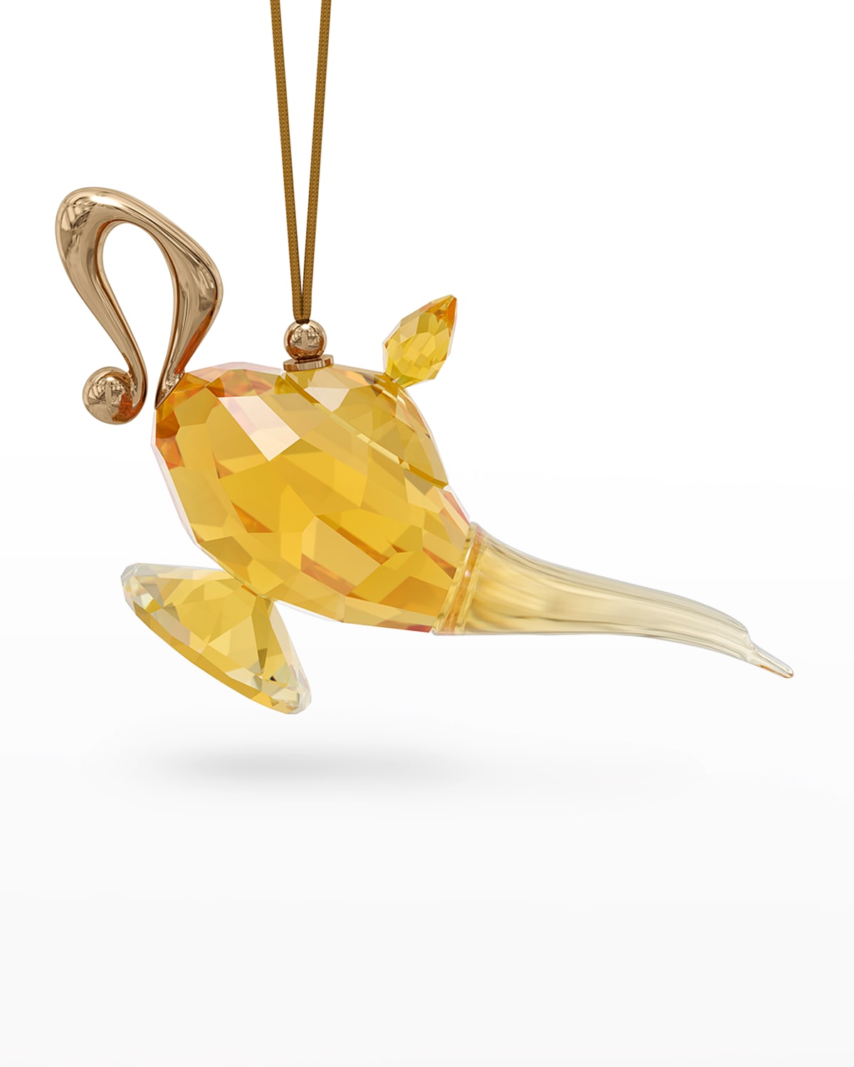 Swarovski Aladdin Magic Lamp Ornament In Yellow