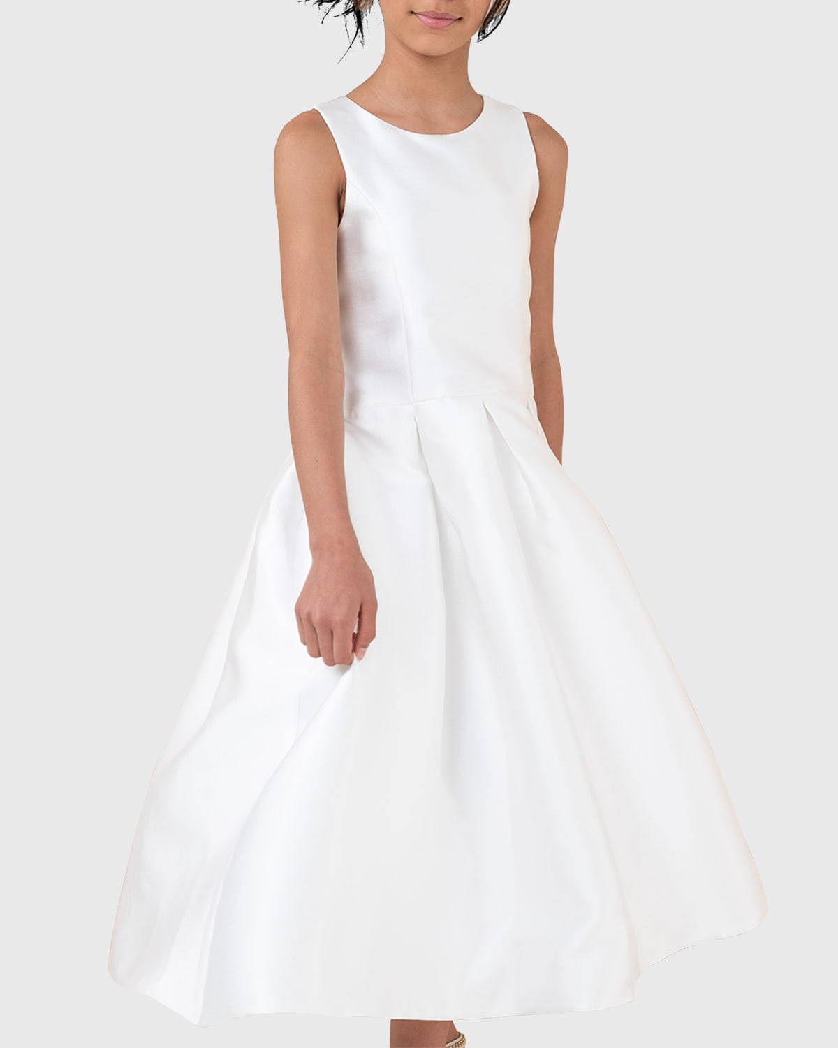 Shop White Label By Zoe Girl's Jackie Bow Dress In White