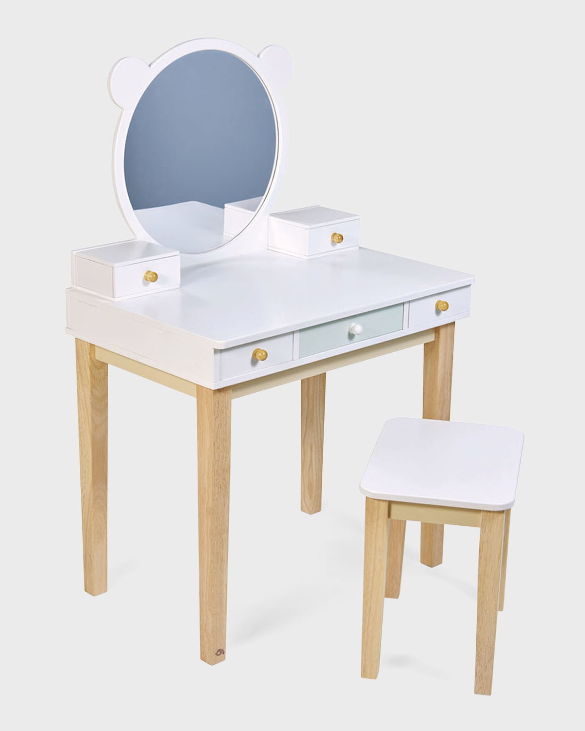 Tender Leaf Toys Forest Dressing Storage Table W/ Stool