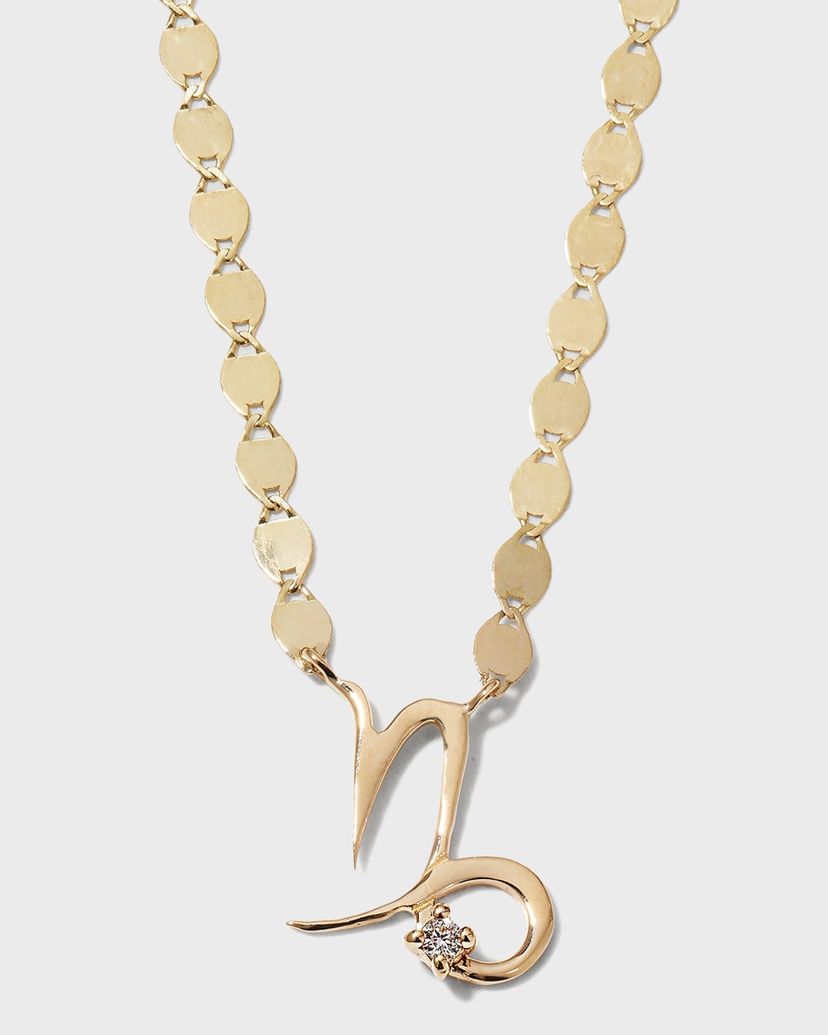 Lana Jewelry Solo Zodiac Necklace In Capricorn