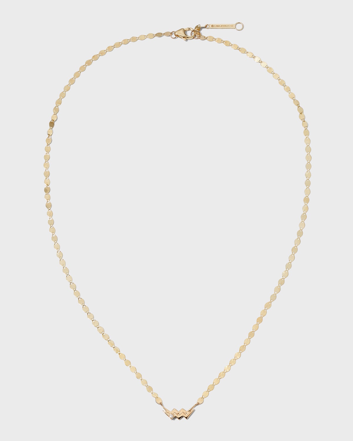 Lana Jewelry Women's Twenty 14k Gold & Diamond Aquarius Necklace In Aquarius