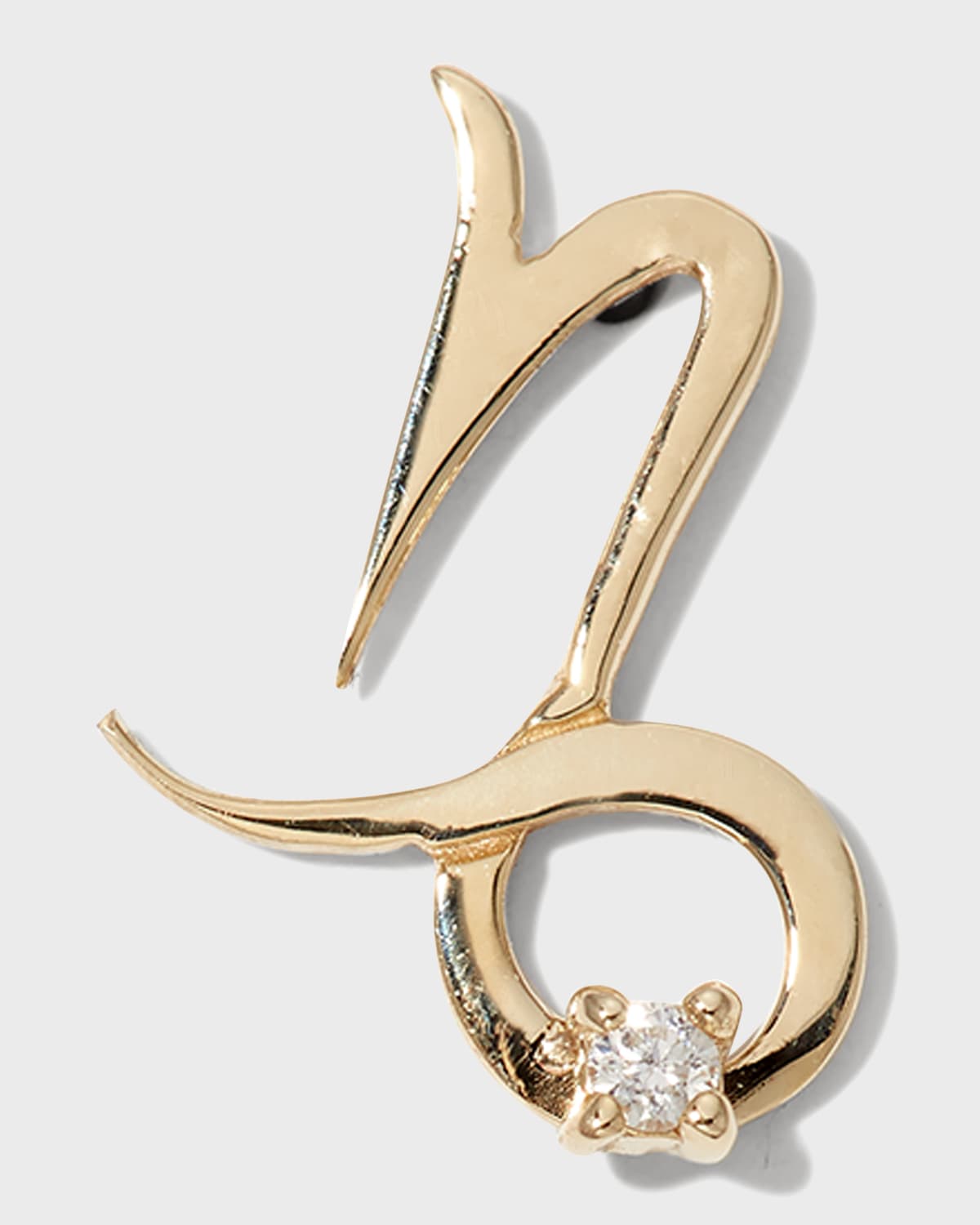 Lana Jewelry Zodiac Stud Earring, Single In Yellow