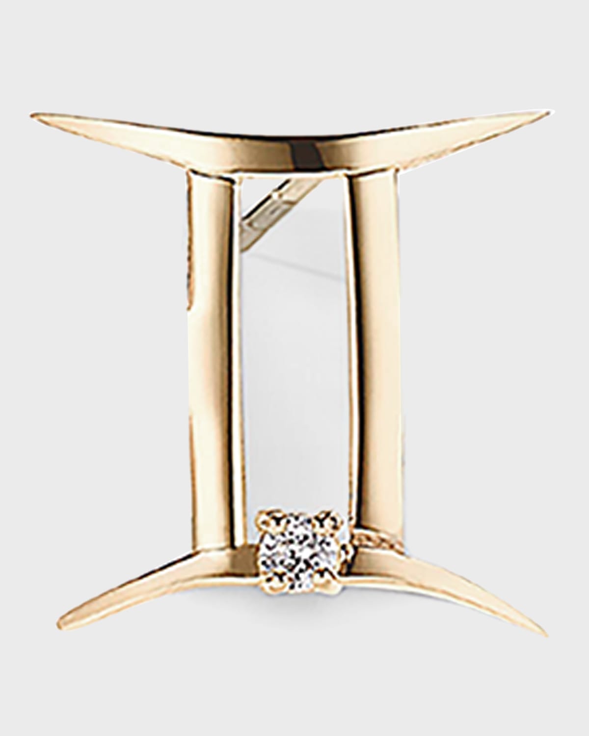 Lana Jewelry Half Pair Solo Zodiac Stud Earring In Gemini