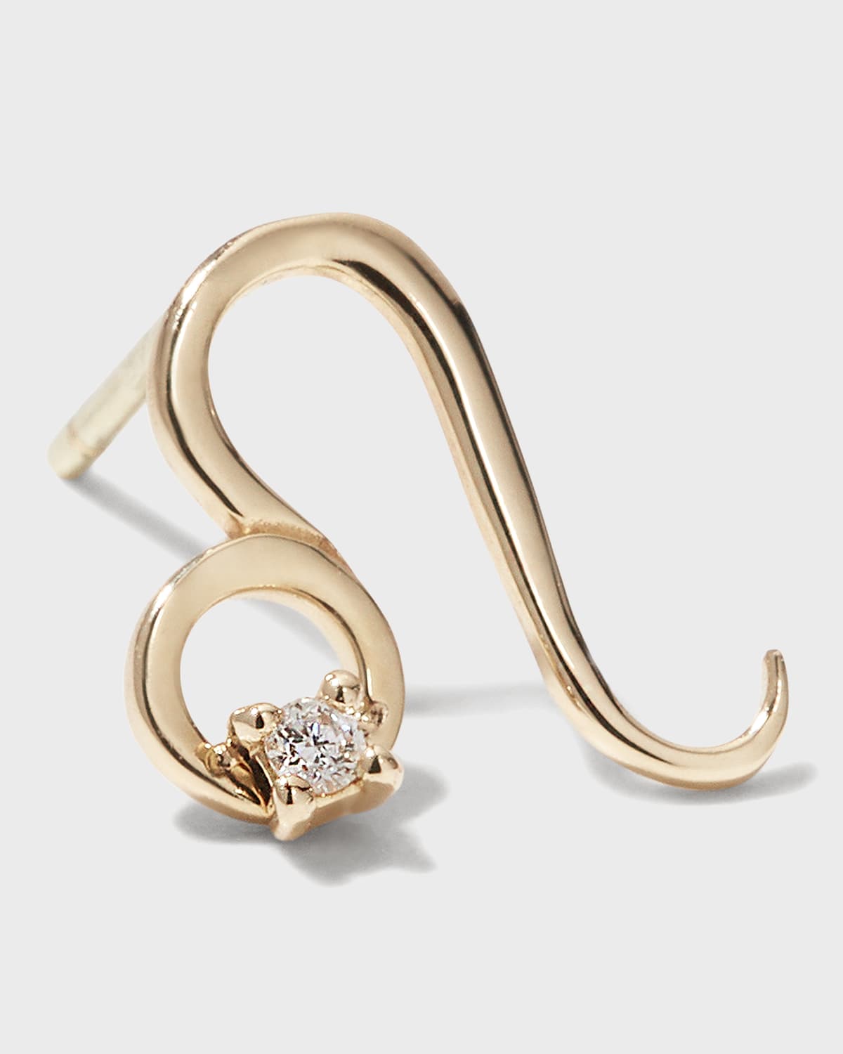 Lana Jewelry Zodiac Stud Earring, Single In Leo