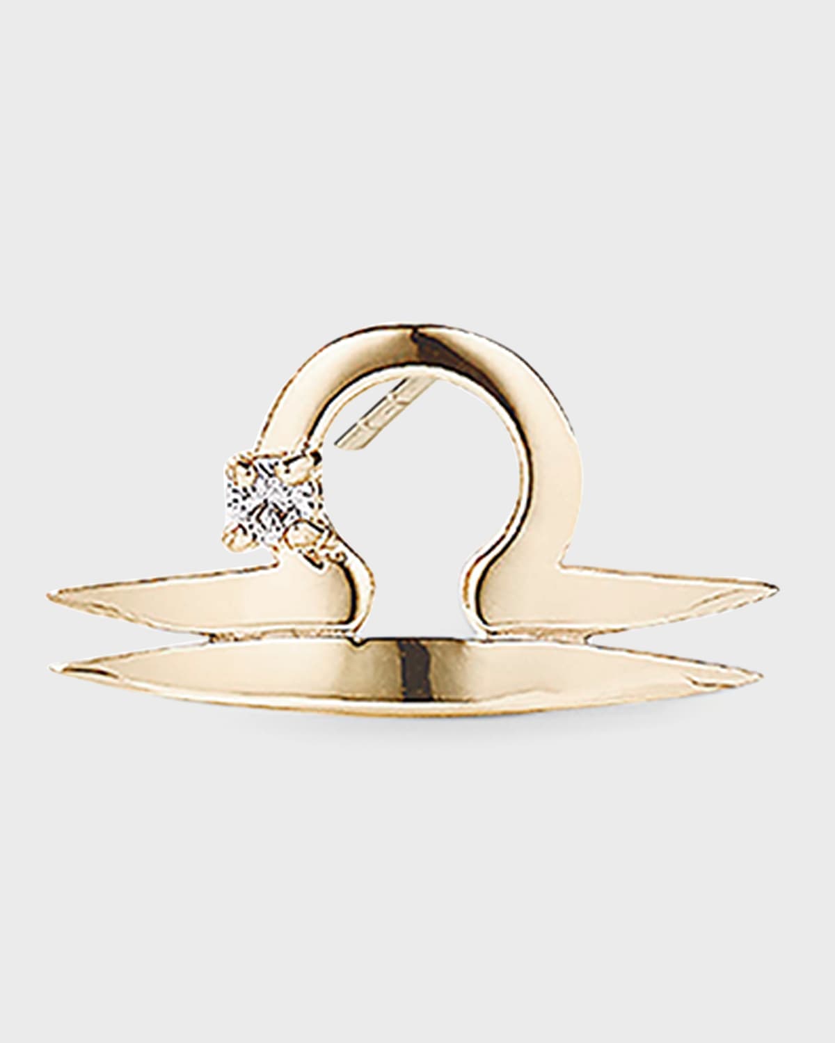Lana Jewelry Zodiac Stud Earring, Single In Libra