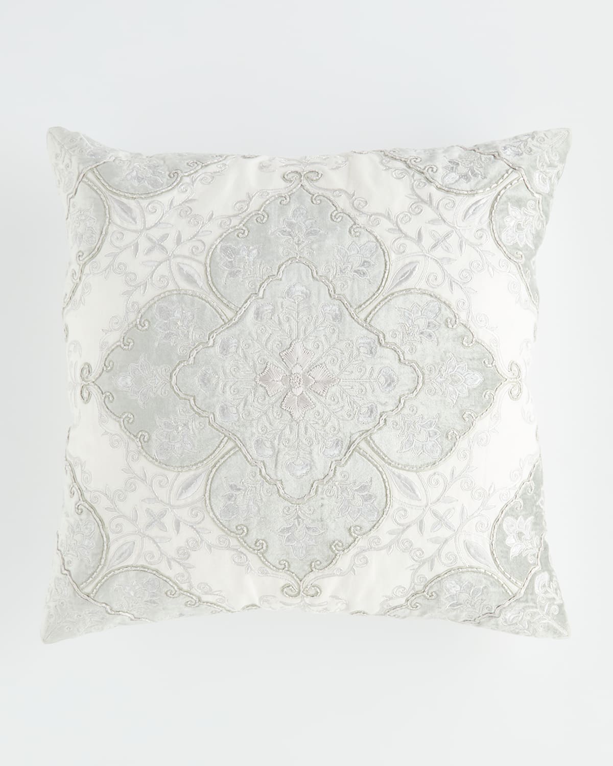 Callisto Home Velvet Scroll Decorative Pillow - 22"