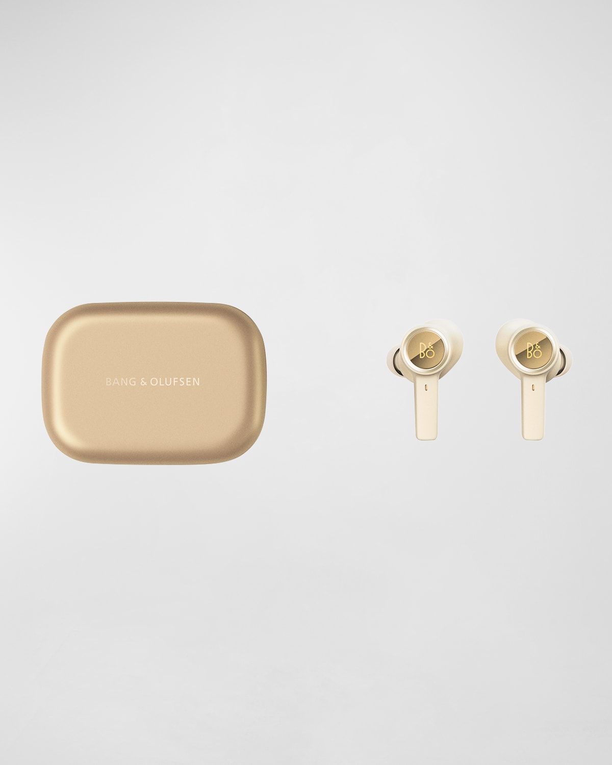Shop Bang & Olufsen Beoplay Ex Wireless Earbuds In Gold Tone